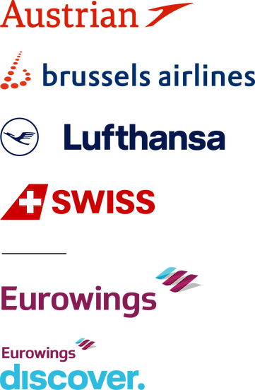 Logobar der Lufthansa Group Airlines | © Lufthansa Group Airlines