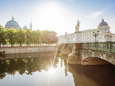 Humboldt Forum by the river Spree