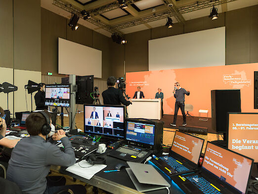 Live-Streaming einer Veranstaltung aus dem Kassel Kongress Palais