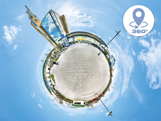 Virtuelle 360 Grad-Rundgänge durch Hannover